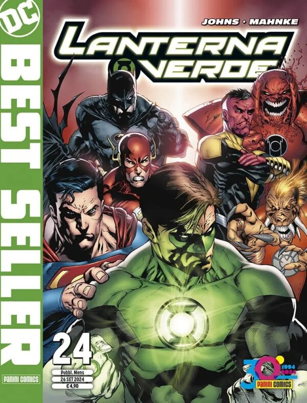 Lanterna Verde di Geoff Johns 24 - DC Best Seller Nuova Serie 45 - Panini Comics - Italiano