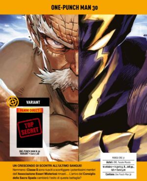 One Punch Man 30 - Variant - Manga One 51 - Panini Comics - Italiano