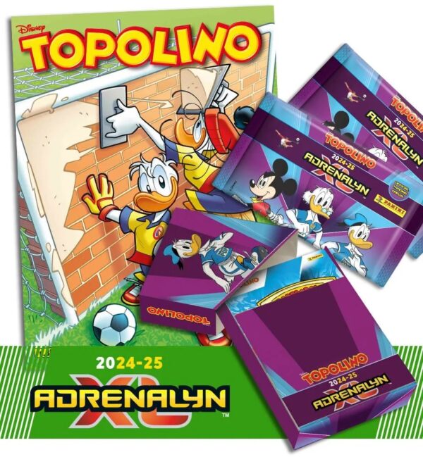 Topolino - Supertopolino 3590 + Topolino Adrenalyn XL - Prima Uscita - Astuccio + 2 Bustine - Panini Comics - Italiano