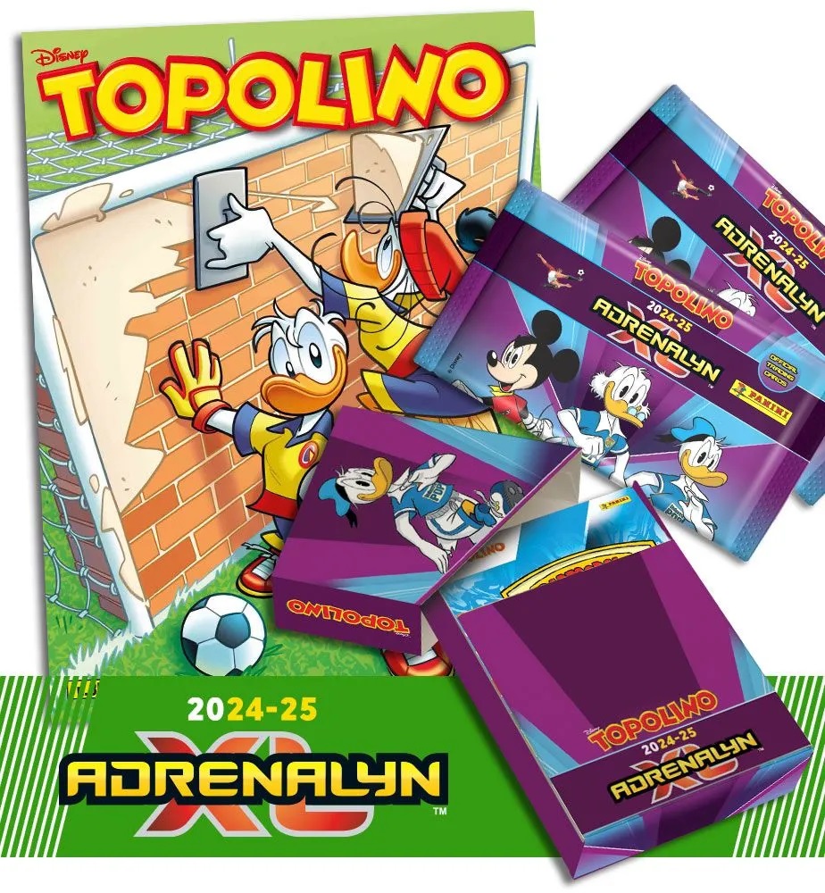 Immagine di Topolino – Supertopolino 3590 + Topolino Adrenalyn XL – Prima Uscita – Astuccio + 2 Bustine – Panini Comics – Italiano