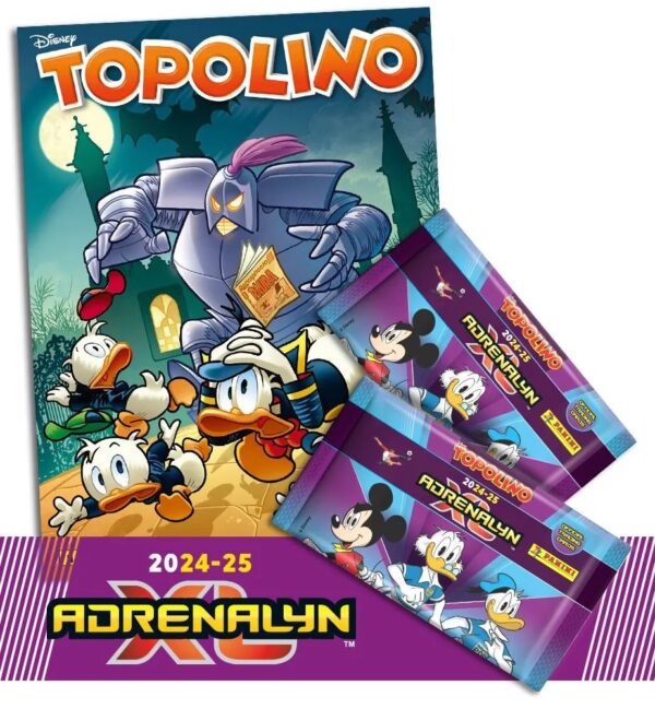 Topolino - Supertopolino 3592 + Topolino Adrenalyn XL - Terza Uscita - 2 Bustine - Panini Comics - Italiano