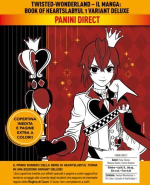 Twisted-Wonderland - Il Manga: Book of Heartsylabul 1 - Variant Deluxe - Panini Comics - Italiano