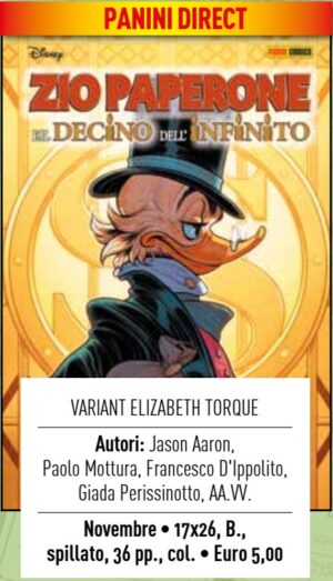 Zio Paperone e il Decino dell'Infinito - Variant Elizabeth Torque - Panini Comics - Italiano