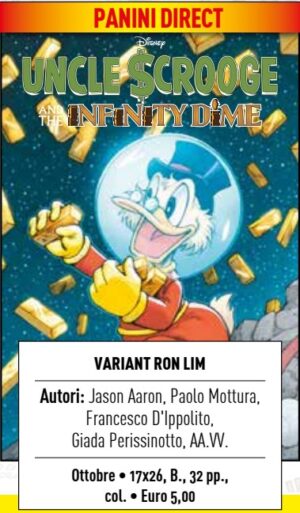 Zio Paperone e il Decino dell'Infinito - Variant Ron Lim - Panini Comics - Italiano