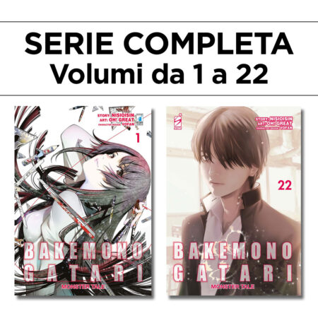 Bakemonogatari Monster Tale 1/22 - Serie Completa - Edizioni Star Comics - Italiano