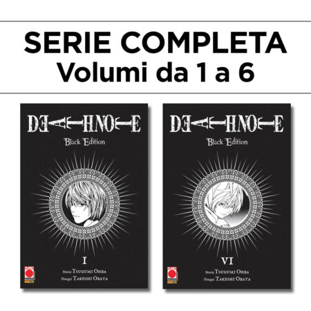 Death Note Black Edition 1/6 - Ristampa - Serie Completa - Panini Comics - Italiano