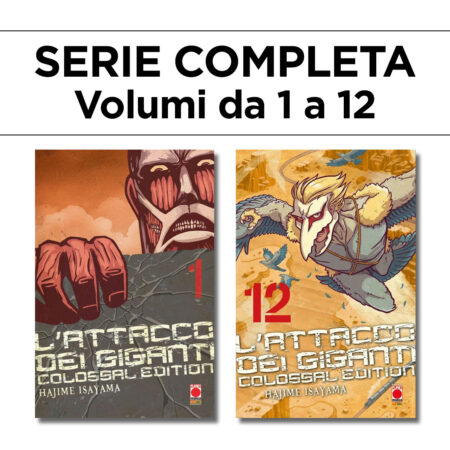 L'Attacco dei Giganti Colossal Edition 1/12 - Ristampa - Serie Completa - Panini Comics - Italiano