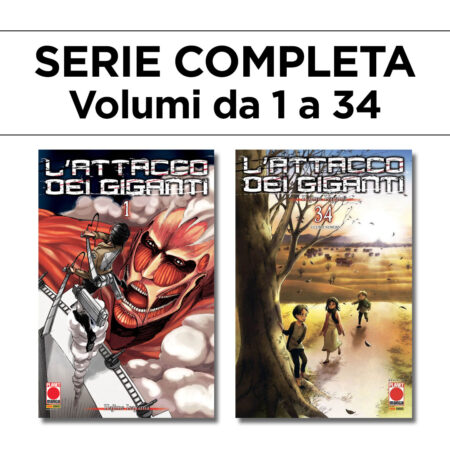 L'Attacco dei Giganti 1/34 - Ristampa - Serie Completa - Panini Comics - Italiano