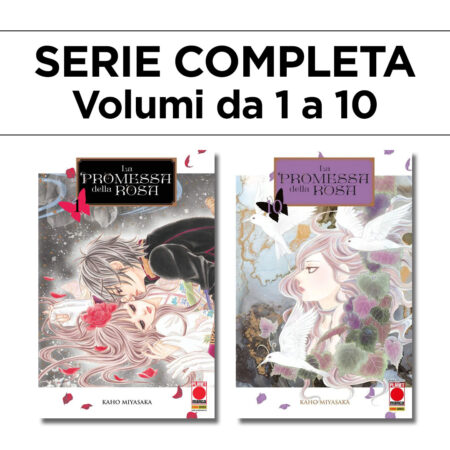 La Promessa della Rosa 1/10 - Ristampa - Serie Completa - Panini Comics - Italiano