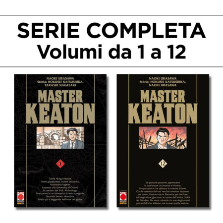 Master Keaton 1/12 - Ristampa - Serie Completa - Panini Comics - Italiano