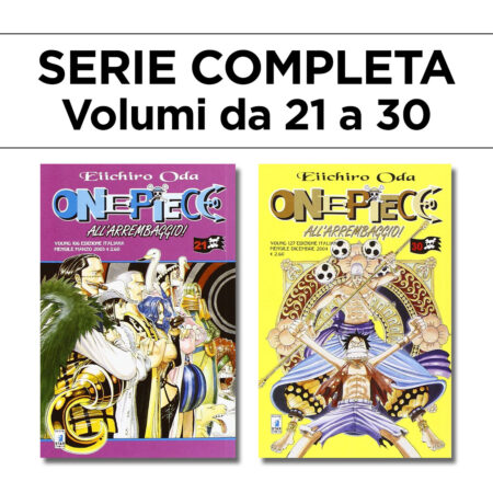 One Piece - Serie Blu 21/30 - Serie Completa - Edizioni Star Comics - Italiano