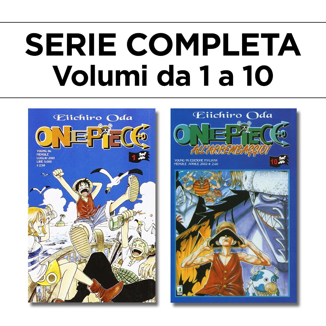 Immagine di One Piece – Serie Blu 1/10 – Serie Completa – Edizioni Star Comics – Italiano