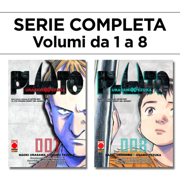 Pluto 1/8 - Ristampa - Serie Completa - Panini Comics - Italiano