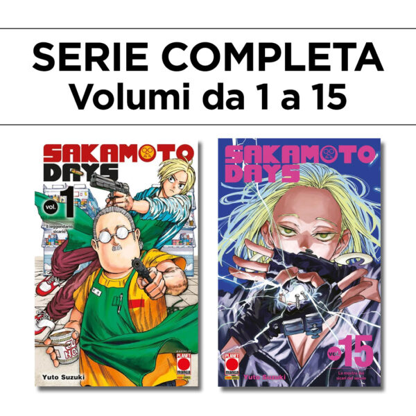 Sakamoto Days 1/15 - Serie Completa - Panini Comics - Italiano