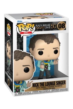 Saturday Night Live Funko POP! Movies Vinyl Figure 50th Anniversary Nick the Lounge Singer 9 cm #08 - Movies