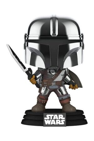 Star Wars: Mandalorian Funko POP! Vinyl Figure MandoW/DrkSabr (GW/MT) 9 cm #491 - Star Wars