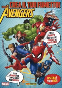 Crea il tuo Fumetto! – The Avengers – Panini Colors 32 – Panini Comics – Italiano news