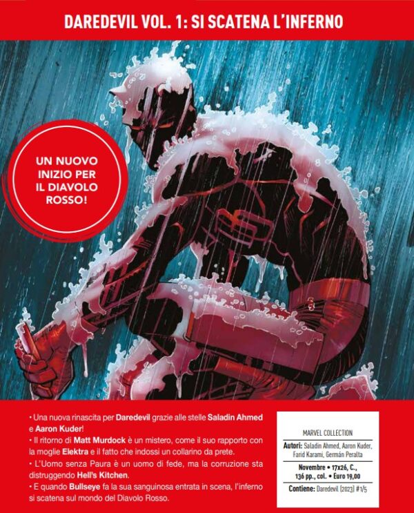 Daredevil Vol. 1 - Si Scatena l'Inferno - Marvel Collection - Panini Comics - Italiano