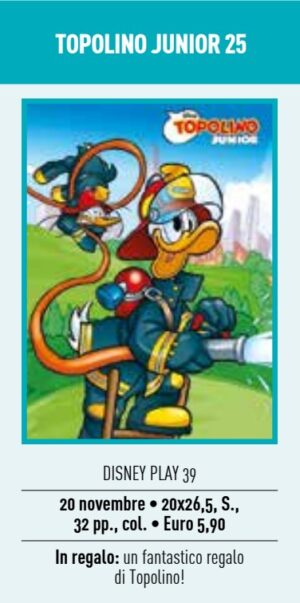 Topolino Junior 25 - Disney Play 39 - Panini Comics - Italiano