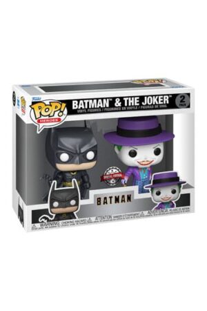 Batman (1989) Funko POP! Heroes Vinyl Figures 2-Pack Batman & The Joker 9 cm - Heroes